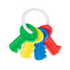 Dětské chrastítko Akuku barevné klíče pro miminko (chlapecké) (Kojenecké kousátko, Akuku, klíče chlapecké)