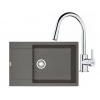 FRANKE SETG260ŠK fragranit drez 780x500 mm MRG 611-78 BB Š.Kameň+batéria FS 3229.031 Chróm FRA 114.0700.725