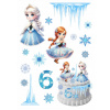 Výtlač na tortu cukrová hmota ELZA ANNA FROZEN vek