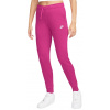 Dámske nohavice Nike Sportswear Club Fleece Pant - fireberry/white - Ružový (XS)
