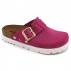 6006 Dámska zdravotná korková obuv uzavretá 40 - 25,5cm, ružová, 3,5 cm
