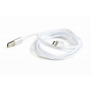 Kábel Gembird USB - microUSB typ B 1,8 m strieborný