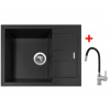 Sinks AMANDA 650 Pureblack + Flexia