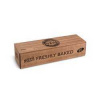 Krabica na pizzu (mikrovlnitá lepenka) Roll-up kraft 28 x 8 x 7 cm [100 ks]