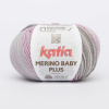 Katia MERINO BABY PLUS Farba: 512/200 ... Ružová-šedohnedá