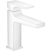HANSGROHE Metropol páková umývadlová batéria s odtokovou súpravou Push-Open, plná páka, výška výtoku 117 mm, matná biela, 32507700