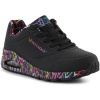 Skechers Nízke tenisky Uno Loving Love White 155506-BBK Čierna