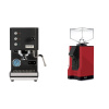 Profitec GO, black + Eureka Mignon Silenzio, BL ferrari red