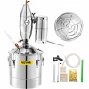 Kotol z nehrdzavejúcej ocele Vodný destilátor 13,2 galónový esenciálny olej Destilačná súprava 50L Home Moonshine Still s teplomerom a fermentačnou nádržou