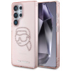 Karl Lagerfeld IML Luxury (KLHCS25LHKHDCELP) kryt pre Samsung Galaxy S25 Ultra – Pink Karl Head