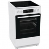 Sklokeramický sporák Gorenje GECS5C60WPA biely