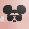 Veselá Stena Samolepka na stenu Maska Mickey