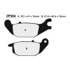 NISSI BRAKE PADS 2P-304NS SINTER METAL