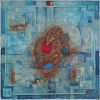 Otvorená pevnosť,maľba-reliéf,olej a špeciálna technika/- František Kučo,,orginálny,ručne maľovaný obraz. L (do veľkosti 95x95cm) Viac farieb