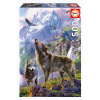 Puzzle Wolves in the rocks Educa 500 dielov a Fix lepidlo