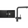 Set Schock S9-1 (dřez Mono D-100L Stone + baterie Epos Stone)