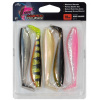 Fox Rage Gumová Nástraha Zander Pro Shad UV Mixed Colour Packs 5 ks-Dĺžka 7,5 cm