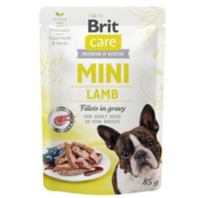 Kapsička Brit Care Mini Lamb fillets in gravy 85g