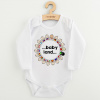 Detské body s potlačou New Baby ...baby land... - 86 (12-18m)