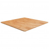 vidaXL Štvorcová stolová doska bledohnedá 90x90x1,5 cm lakovaný dub - Hnedá - 113598-192356