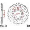 Zadná ozubená reťaz JT R 34-56 zubov Hyosung GS 125 97-00 NOVÁ