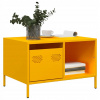 VidaXL Kávový stolík horčica 68,5x50x43,5 cm oceľ valcovaná za studena