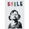 Vymalujsisam.sk Maľovanie podľa čísiel - Banksy - Úsmev Veľkosť: 40x60cm, Rám: Bez rámu, iba zrolované plátno