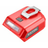 Adaptér USB pre Share20V akumulátor, 2x USB 5V/2A, EXTOL PREMIUM