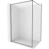 Mexen Kioto-F sprchová stena s rámom 140 x 202 cm, mráz 8 mm, pištoľovo sivá kartáčovaná - 800-140-104-66-30