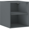 Mexen Box-A otvorená skrinka s poličkou 40 cm, grafit mat - 91AX2-0400-470-0-66