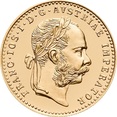Münze Österreich Zlatá minca 1 Dukát Františka Jozefa I. 1915 Novorazba 3,49 g
