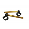 ACCOSSATO Pair of raised clip-on ACCOSSATO CP004 + 20 mm 10 degrees inclination, gold