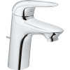 GROHE Eurostyle páková umývadlová batéria s odtokovou súpravou s tiahlom, výška výtoku 82 mm, chróm, 23707003