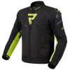 TEXTILNÁ BUNDA REBELHORN VANDAL BLACK/FLUO YELLOW S