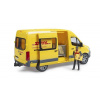 Bruder Mercedes Benz Sprinter DHL + figúrka, gitrbox