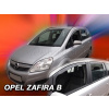 Deflektory - Opel Zafira B 2005-2012 (+zadné)