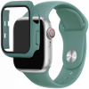 AppleKing silikónový remienok s puzdrom s tvrdeným sklom pre Apple Watch 42mm - petrolejový - možnosť vrátiť tovar ZADARMO do 30tich dní