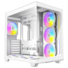 Antec C5 ARGB midi tower PC skrinka biela bočné okno, prachový filter, 4 predinštalované LED ventilátory; 0-761345-10034-2