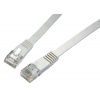 Solarix C6-111GY-5MB Patch, plochý, CAT6, UTP, LSOH, 5m, šedý