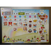 Teddies Kalendár magnetický Škôlka 114ks magnetiek v kartóne 45x32x1cm