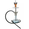 Vodná fajka Kaya Shisha 480CC INOX Giza Silver Seablue 4S 57cm