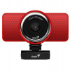 GENIUS webová kamera ECam 8000/ červená/ Full HD 1080P/ USB2.0/ mikrofon (32200001407)