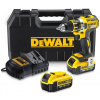 DeWALT DCD795M2 Aku príklepová vŕtačka / skrutkovač XR (60Nm/18V/2x4,0Ah) kufor Tstak