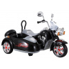 LeanToys Elektrická motorka SX138 - čierna, 2x45W, LED svetlá