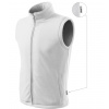 Rimeck Next Unisex fleece vesta 518 biela 00 (brand label) XXL