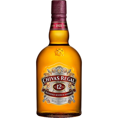 Chivas Regal 12y 40% 1 l (čistá fľaša)