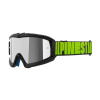 okuliare VISION YOUTH HOLLOW, ALPINESTARS, detské (čierna antracit/žltá fluo, zrkadlové strieborné plexi) 2025