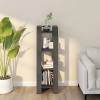 zahrada-XL Knižnica/deliaca stena sivá 41x35x125 cm masívna borovica 813866