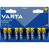 Batéria, AA tužková, 8 ks, VARTA Longlife Power