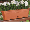 AB LINE 24104ID Balkónový kvetináč Versilia 100 x 18 x 15 cm + podložka